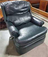 Lot #1503 - Barcalounger Leather Master green