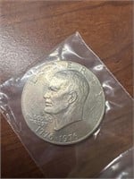 bicentennial Eisenhower dollar coin