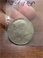 1966 JFK half dollar/40% silver