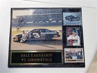 Dale Earnhardt Sr. Autograph Plaque