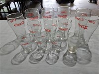 Coca-Cola Glasses, variety of sizes