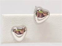 Heart Stud Pierced Earrings NEW