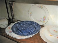 Haeger vase, P. Revere Staffordshire plate & more