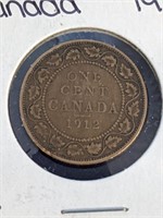1912 Canada King George V 1 Cent