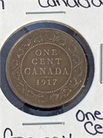 1917 Canada King George V 1 Cent