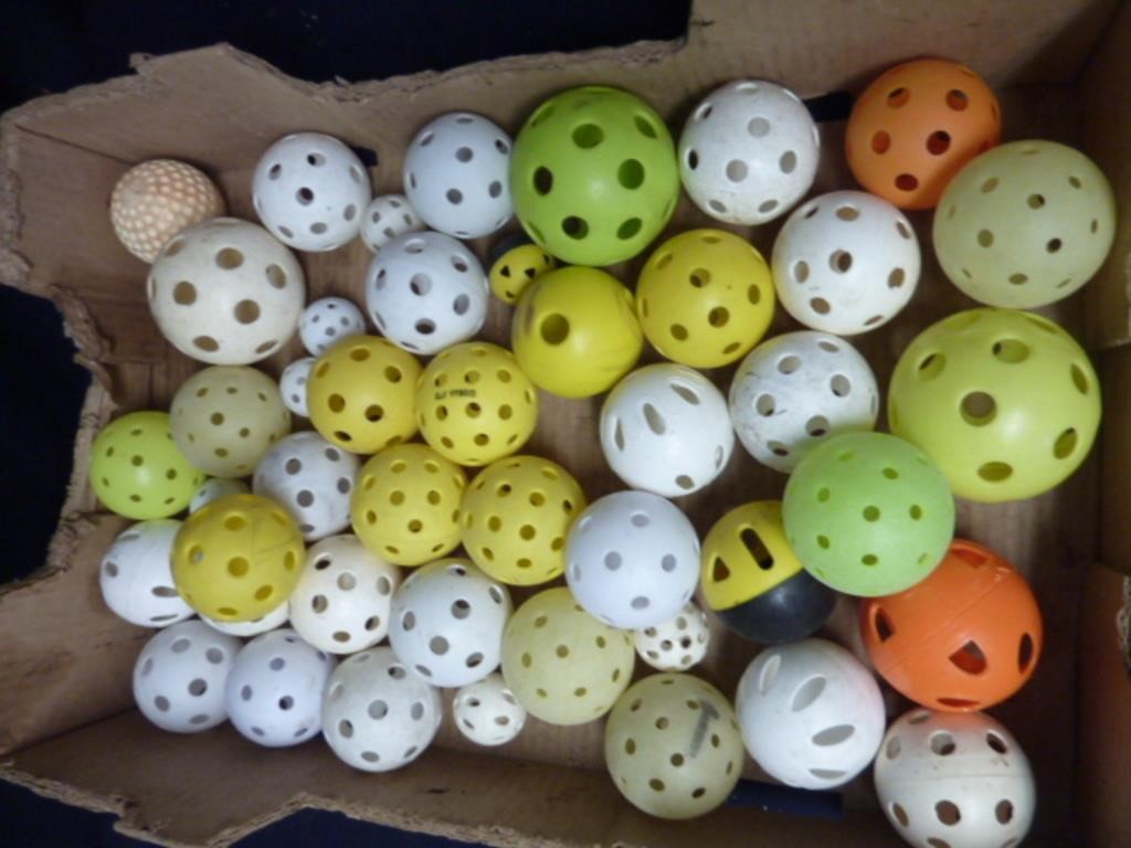 LARGE GROUP OF WIFFLE BALLS