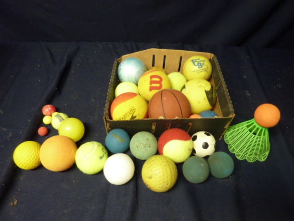 ASSORTED SPORTS BALLS - SMALL