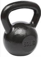 AMAZON BASICS CAST IRON KETTLEBELL (60LBS)