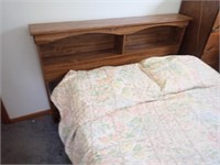 Queen Size Bed w/ 60" Headboard, Mattress +