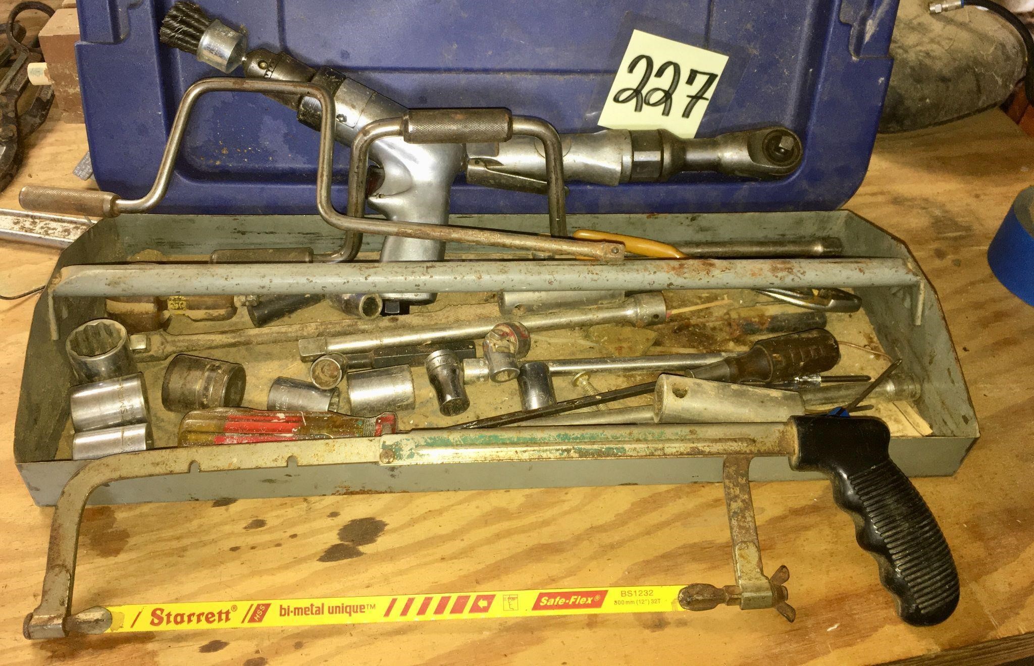 Metal Tool Carrier w/ Assorted Tool