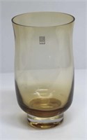 11" TALL ROSCHER & CO. GLASS VASE CANDLE HOLDER