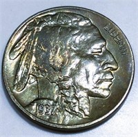 1937-D Buffalo Nickel AU/BU