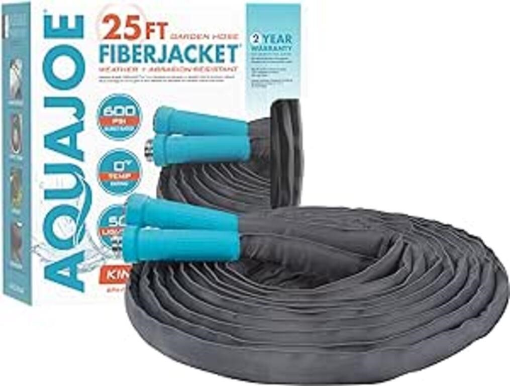 Aquajoe 25-Ft x 5/8-Inch FiberJacket Hose