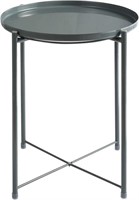 Metal End Side Table, Sofa Table Small Round Tra,