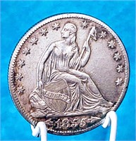 1855 Seated Liberty Half Dollar