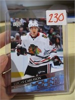 Lucas Carlsson 2020-21 Upper Deck Card