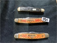 3 POCKETKNIVES