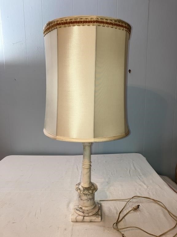 Stone Base Table Lamp #2