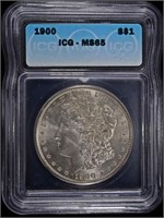 1900 MORGAN DOLLAR ICG MS65