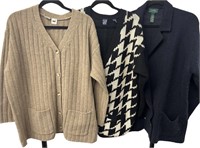 Vintage Wool Sweaters  & 3 shirts (Sz L)