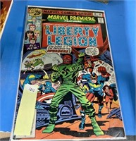 MARVEL PREMIER #30 1976 LIBERTY LEGION - RED SKULL