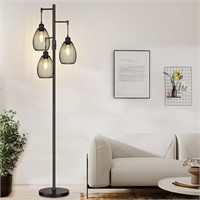 Industrial Dimmable LED Floor Lamp
