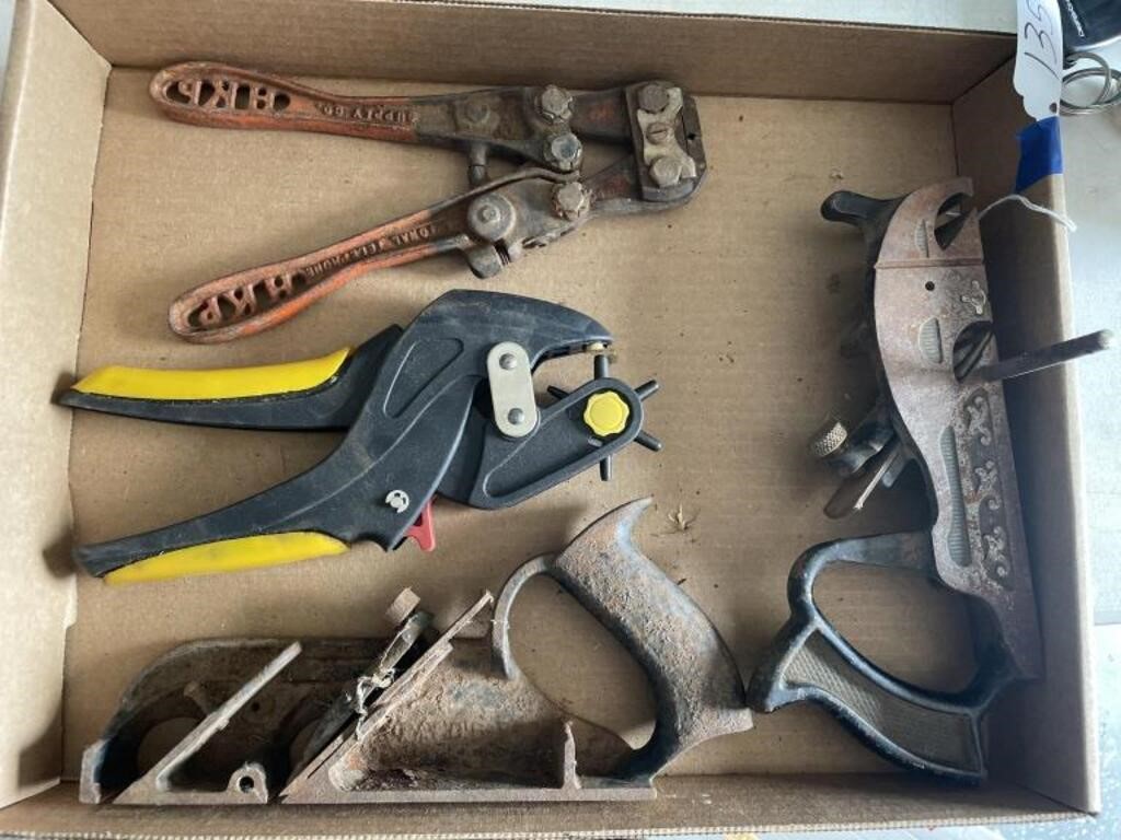 Planers, Leather Punch, Crimping Tool