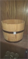 Wooden Bucket / Wishing Well Pail with Slinky