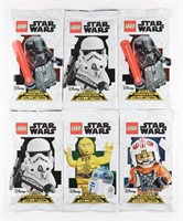 (6) X SEALED LEGO STAR WARS CARD PACKS