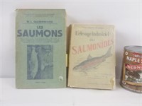 2 livres sur les salmonidés et les saumons