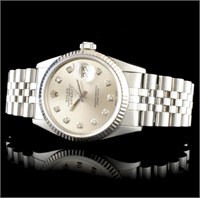 36mm Rolex DateJust Diamond Watch and 36MM