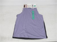 2-Pk Kersh Women's XL Activewear Tank Top, Purple