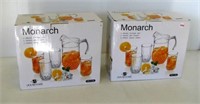 (2) Houseware Exchange Monarch (5) Piece pitcher