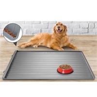 Dog Mat for Food and Water - 39.4" x 27" Large