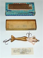 TOPLESS VIRGIN MERMAID VINTAGE FISHING LURE MIB