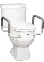 $86 3.5 Inch Raised Toilet Seat with Arms