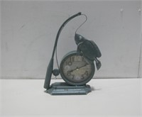 13.75" Metal Fishing Clock