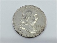 1963 Franklin Half Dollar Lot B