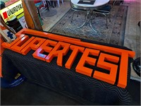 5.6ft x 19” Porcelain Supertest Logo Display