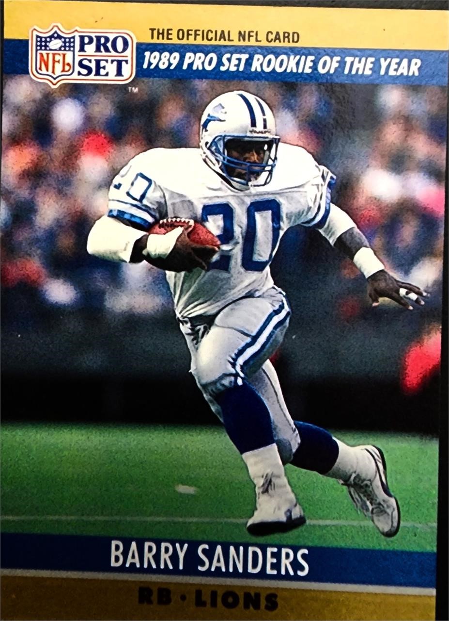 1990 Barry Sanders Pro Set #1A Great condition