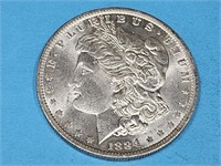 1884 O  Morgan Silver Dollar Coin