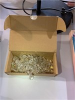 box of chandelier crystals