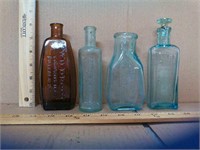 Vintage glass bottles