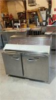 Traulsen compact prep table refrigerator with
