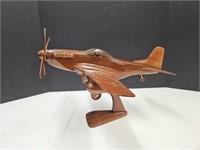 15 1/2' Long  Wood  Air Plane Decor