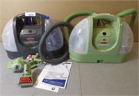 2x Little Green Portable Cleaners