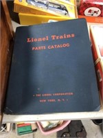LIONEL TRAINS PARTS CATALOG AND TRAIN BOOKS