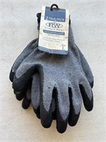 Rugged Wear Latex Gloves Sz Large