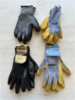 New Latex Coated Work Gloves