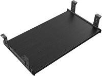 24 Adjustable Keyboard Drawer Tray (Black)